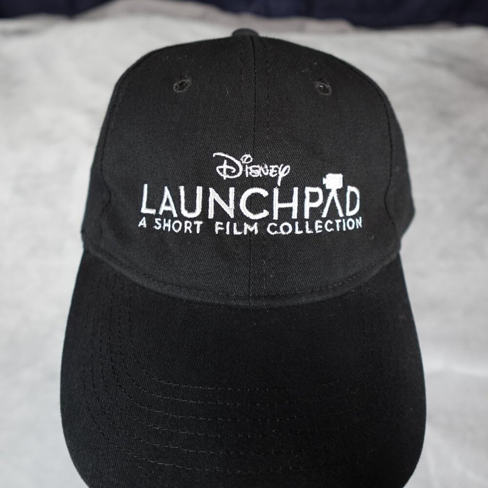 Disney Launchpad Short Film Cast Crew Hat Cap Lightweight Black - Picture 2 of 7